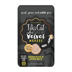 Tiki Cat After Dark Velvet Mousse Pollo Pouch