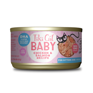 Tiki Cat Baby Pollo y Salmon Lata