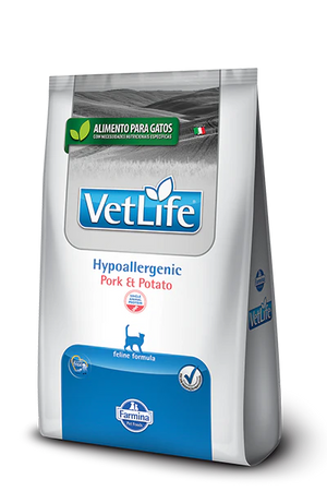 Alimento Seco para Gato Vet Life Hypoallergenic Pork