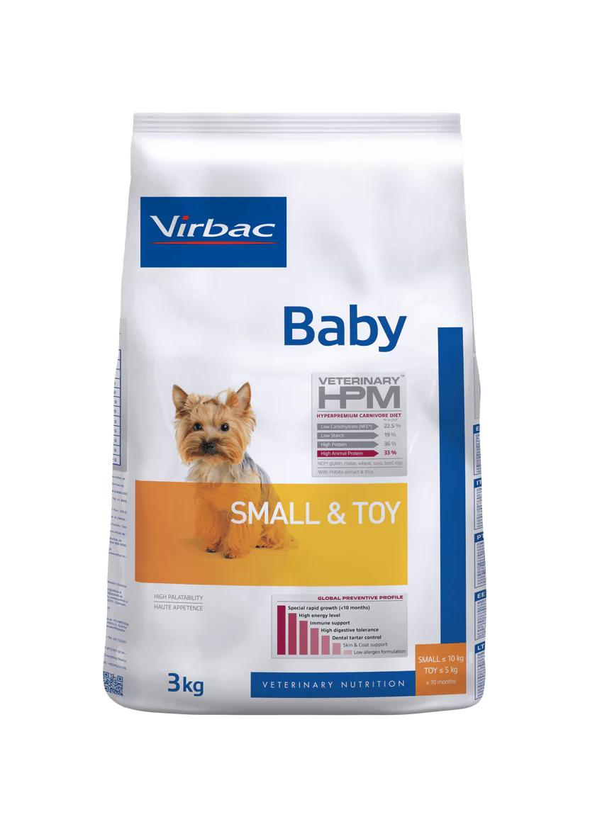 Alimento Seco para Perro cachorro Virbac Baby Small & Toy