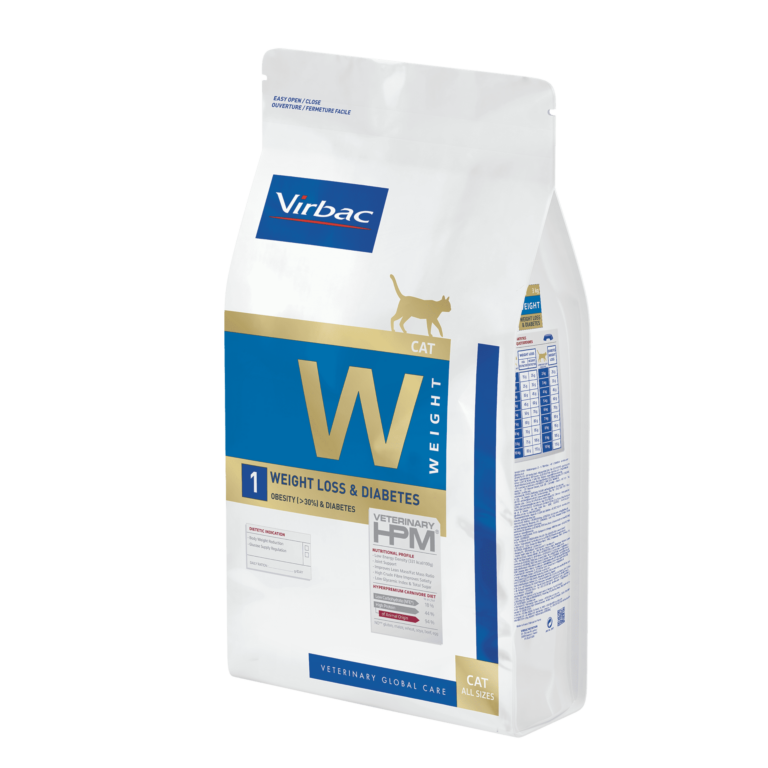 Alimento Seco para Gato Virbac Weight Loss & Diabetes W1 1.5KG