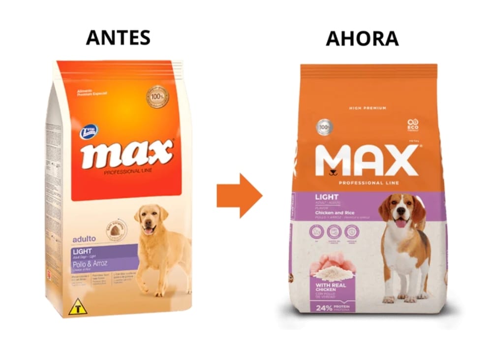 Comida para perro Max Adulto Light Pollo y Arroz