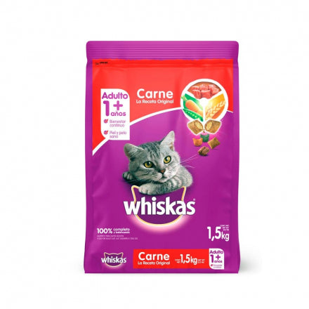 Whiskas Carne Receta Original 1.5Kg