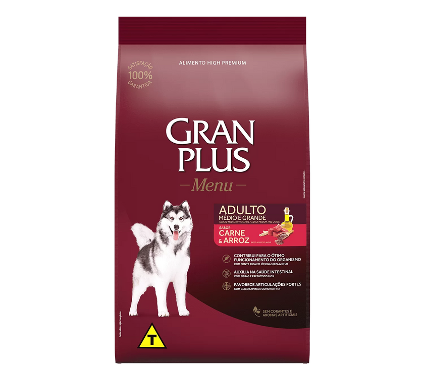 Alimentos Alimento para Perros Adultos Granplus - Carne y Arroz