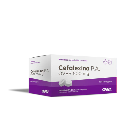 Cefalexina Over X 500 Mg Blister X 10Tbl