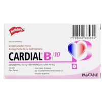 Cardial B para Perro 20 Tabletas