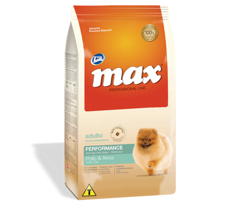 Comida para perro Max Razas Pequeñas Performance Pollo