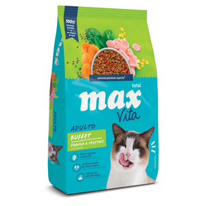 Comida Para Gato Max Vita Adulto Buffet Pollo y Vegetales