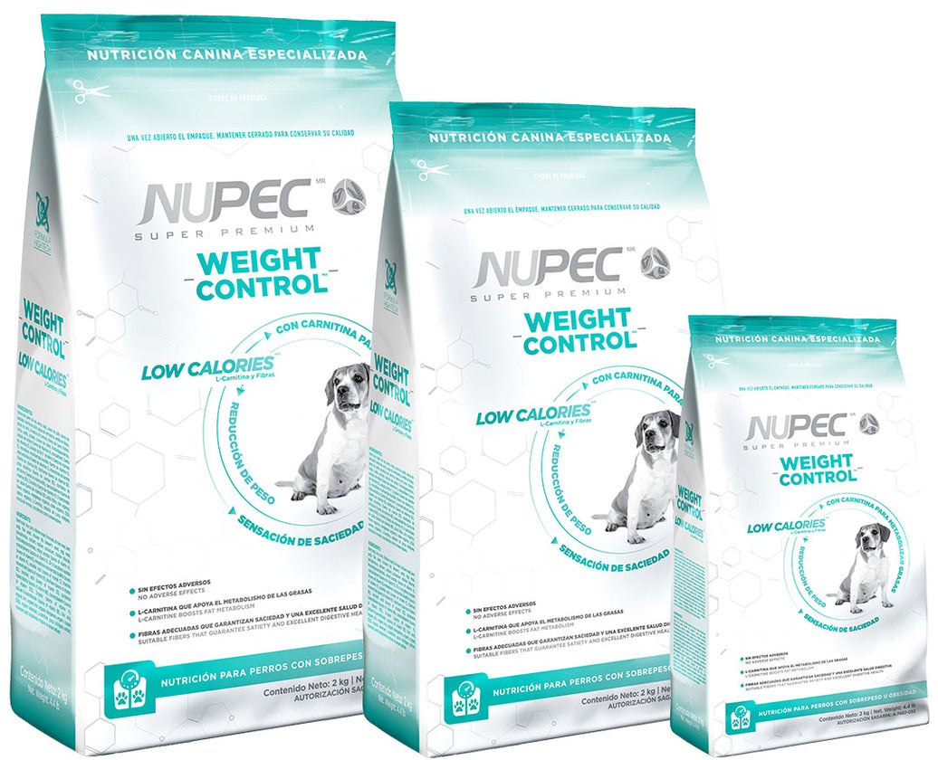 Alimento seco para perro Nupec Weight Control (control de peso)