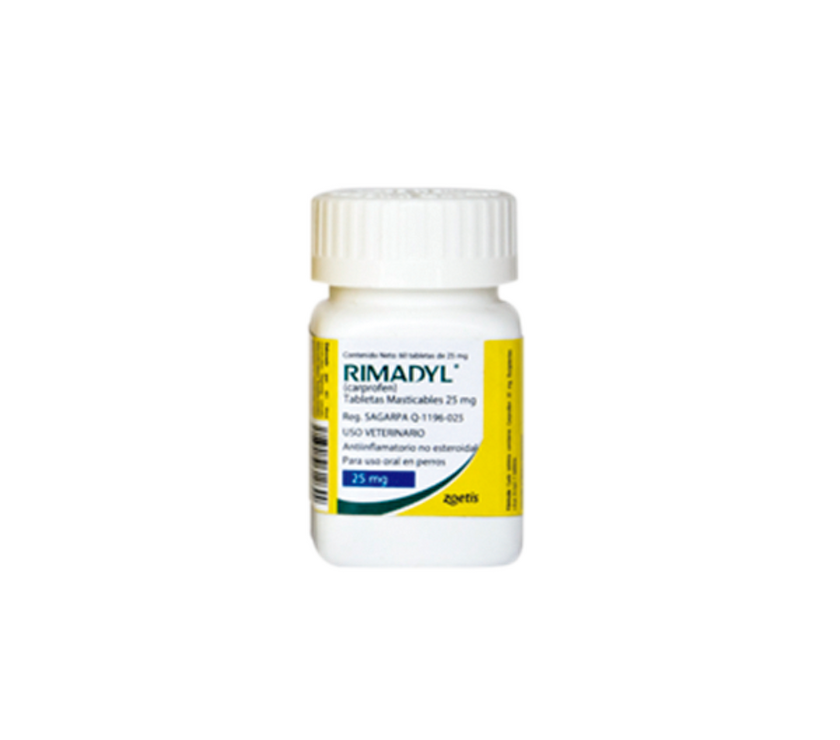Rimadyl Antiinflamatorio Perro x  Tableta