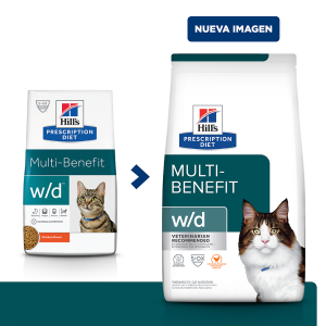 Comida para gato Hills Manteniimento Peso w/d 4 Lbs