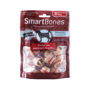 Snack para perro Smartbones Pollo Mini 8pk