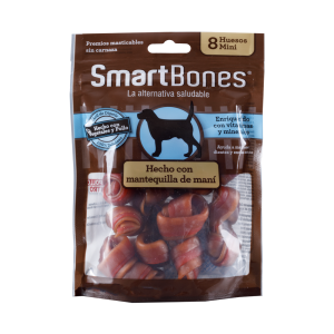 Snack para perro Smartbones Mantequilla de Maní 8pk